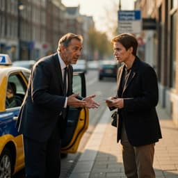 Cover art for De taxichauffeur die te veel vragen stelt