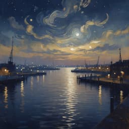 Cover art for De havens van Rotterdam bij nacht