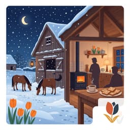 Cover art for Een boerderijkeuken in Twente bij sneeuw