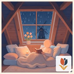 Cover art for Een zolderkamer met regen op het dak