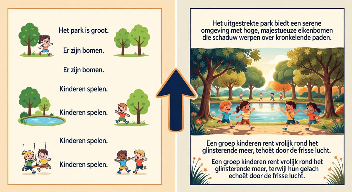 A2 vs B1 level comparison for Dutch descriptions