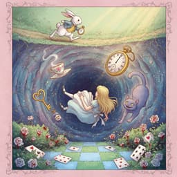 Cover art for Alice in Wonderland: het meisje dat een konijn volgde