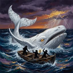 Cover art for Moby Dick: De Witte Walvis van Obsessie