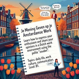 Cover art for Je Mening Geven op je Amsterdamse Werk