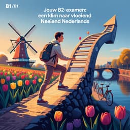 Cover art for Jouw B2-examen: een klim naar vloeiend Nederlands