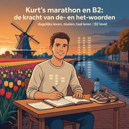 Cover art for Kurt's marathon en B2: de kracht van de- en het-woorden