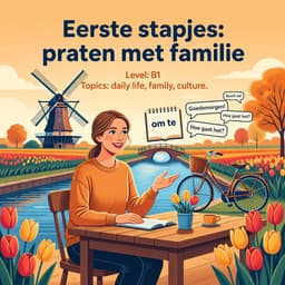 Cover art for Eerste stapjes: praten met familie