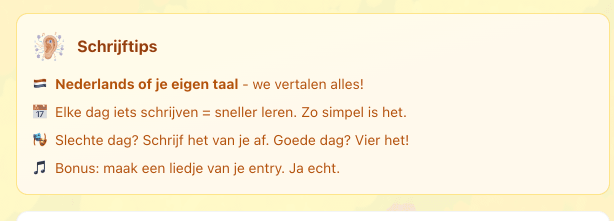Dagboek screenshot 4