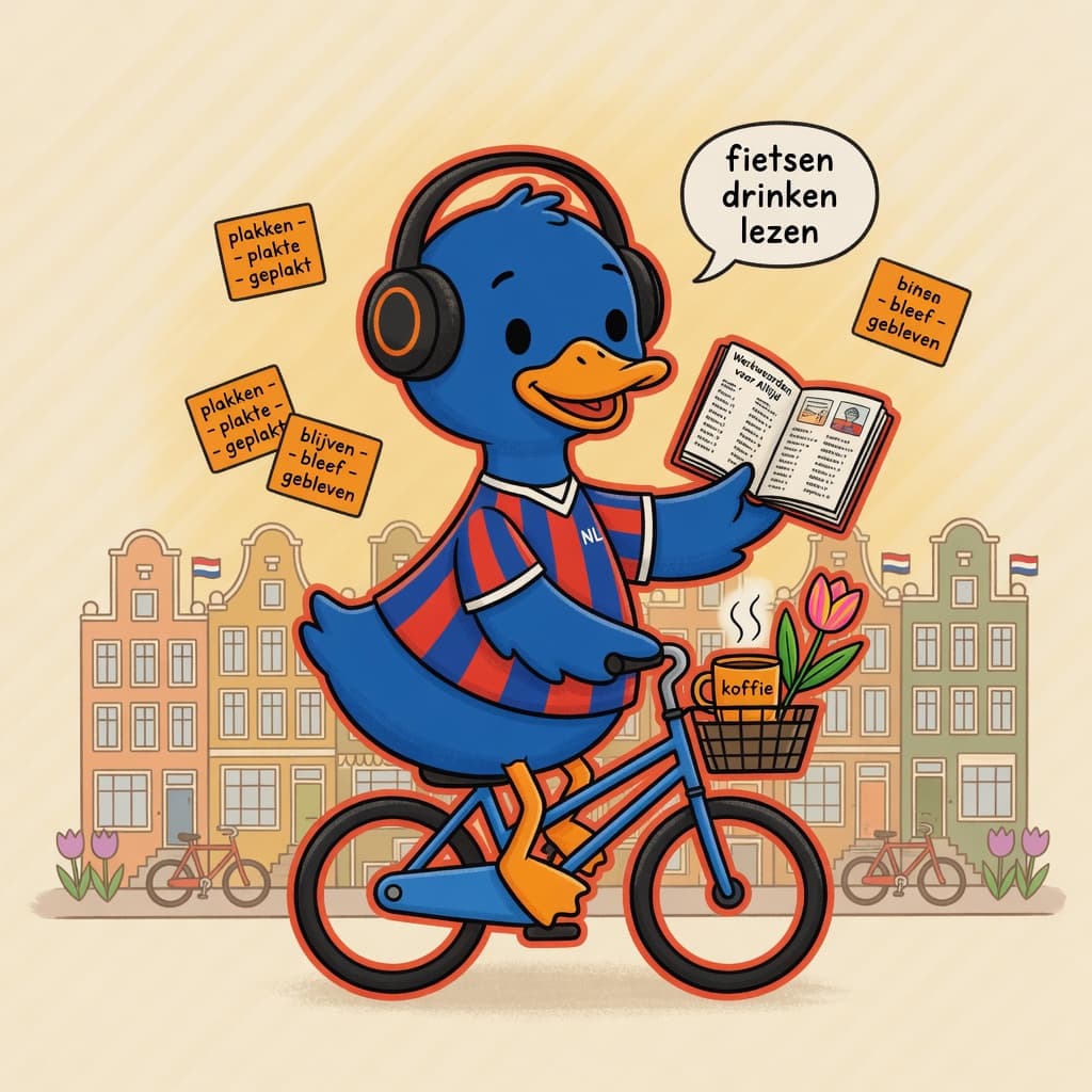 Five games that make Dutch verbs stick
