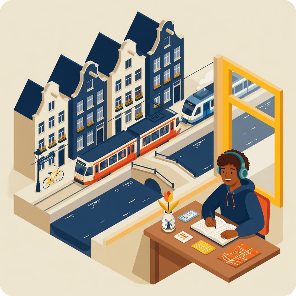 Openbaar Vervoer Nederland: Dutch Phrases for Bus and Train (with Practice)