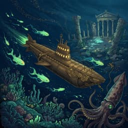 Cover art for Twintigduizend mijlen onder zee: een geheim onder water