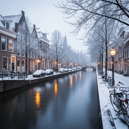 Cover art for Utrecht onder een dun laagje sneeuw vanochtend