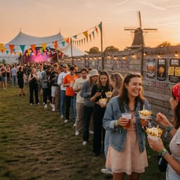 Cover art for In de rij op het festival
