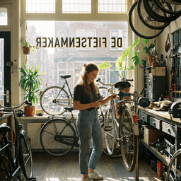 Cover art for Een Onverwachte Ochtend in de Fietsenwinkel