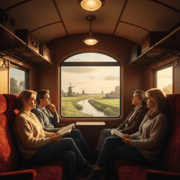 Cover art for De Langzame Trein naar Parijs