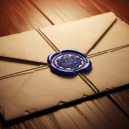 Cover art for De Brief Met De Blauwe Stempel