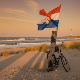 Cover art for De verwarrende vlag op het strand