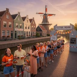 Cover art for In de rij bij het festival