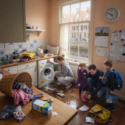 Cover art for De Kapotte Wasmachine en de Vergeten Boodschappen
