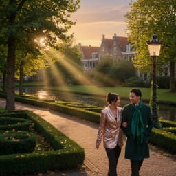 Cover art for Glitter, glamour en een wandeling in het park