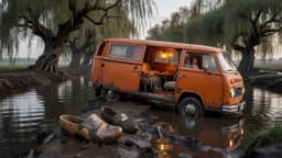 Cover art for De camper in de modder