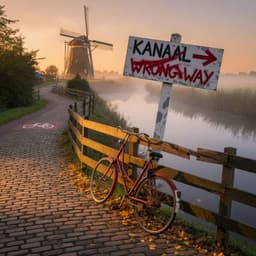 Cover art for Mr. Dutch: De fiets en de verkeerde weg