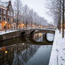 Cover art for Utrecht onder een dun laagje sneeuw vanochtend