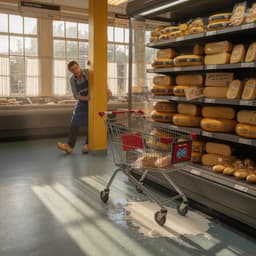 Cover art for Het vreemde geluid in de supermarkt