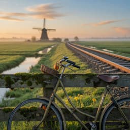 Cover art for De Oude Fiets en het Nieuwe Spoor