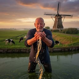 Cover art for De man die het water terugbracht