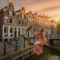 Cover art for De Papegaai en de Vrouw in de Boom