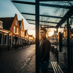 Cover art for Jelle in de regen bij de bushalte