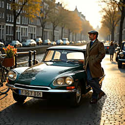 Cover art for De Man en de Auto