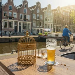Cover art for Gouden kooi op het terras