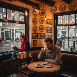 Cover art for Gerrit in een koffietentje in Heerenveen