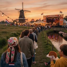 Cover art for Wachten in de rij bij het festival