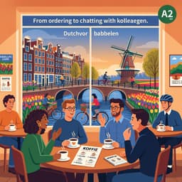 Cover art for Op de koffie met collega's: van bestellen tot babbelen